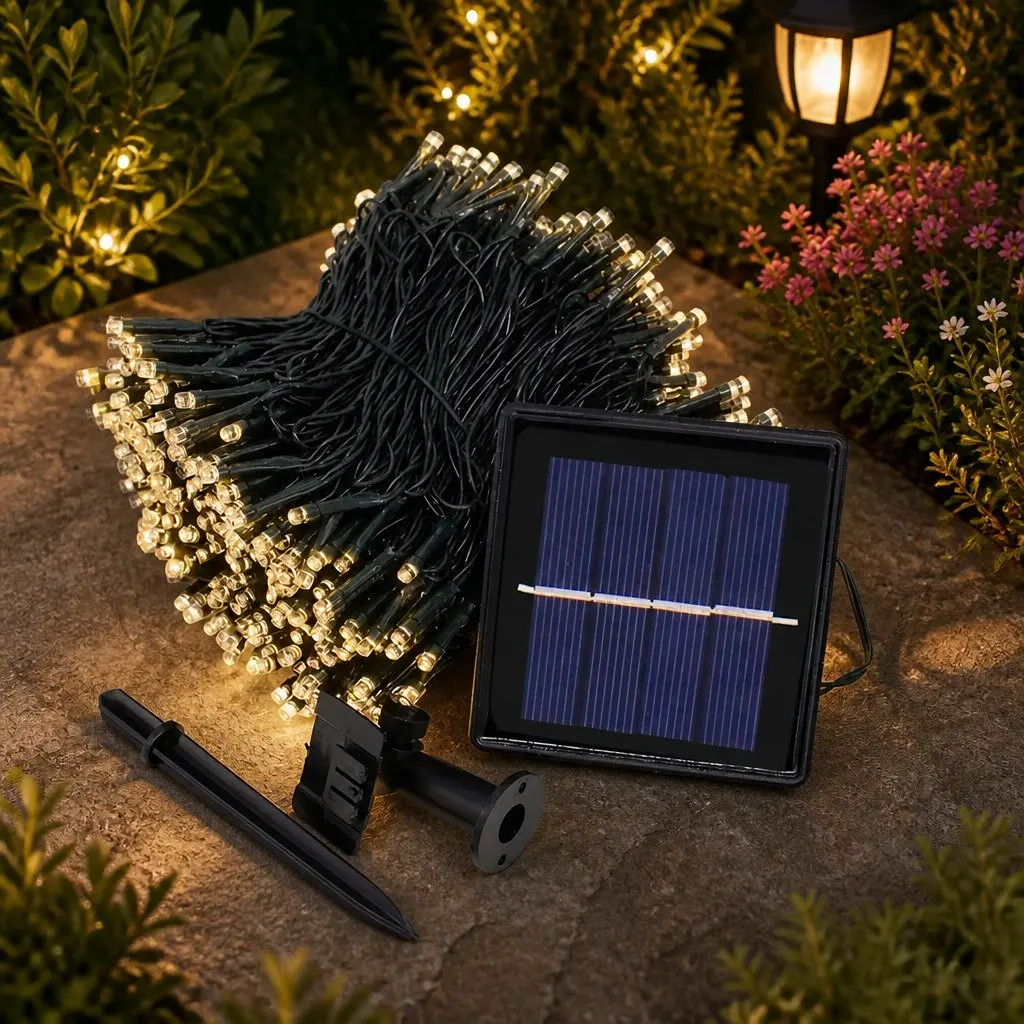 Solar String Lights Warm White 42M 400LED Waterproof Outdoor Garden Decoration
