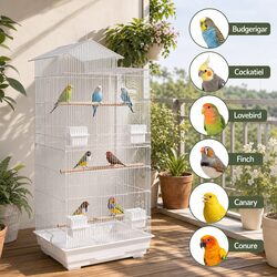 Compact 100cm Bird Cage for Small Birds