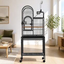 Efficient Large Bird Cage with Wheels - 152.5cm