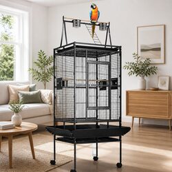 Compact and Sturdy 173cm Bird Cage for Your Pet Birds