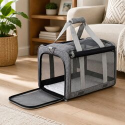 Compact and Reliable Pet Carrier Backpack for Small Pets
