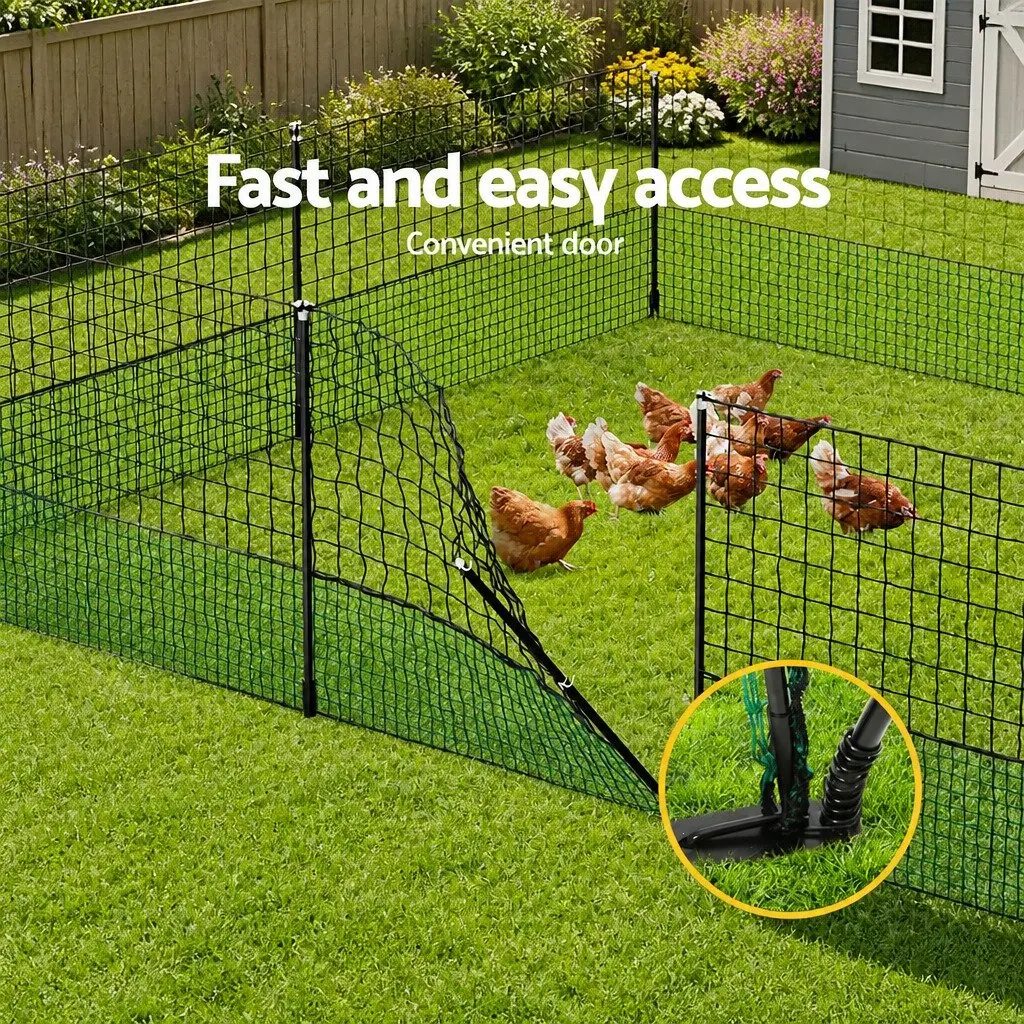 Poultry Netting Electric Fence 50m x 125cm Chicken Duck Goose Livestock
