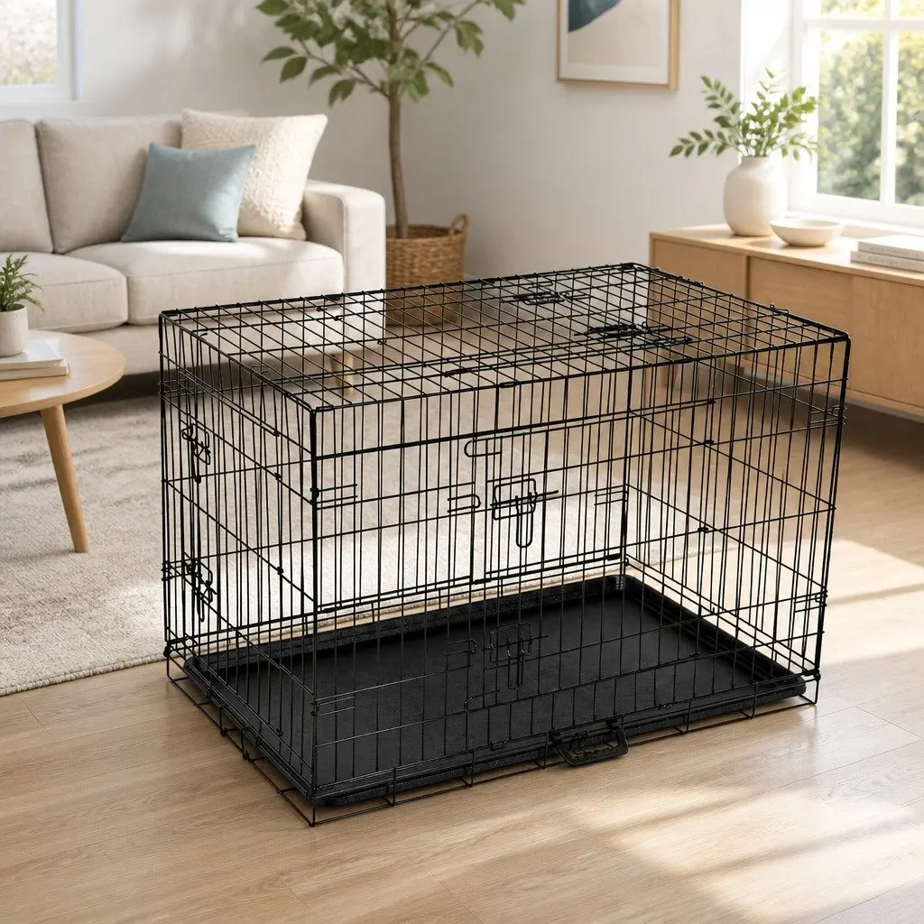 36 Inch Dog Cage with 3 Doors