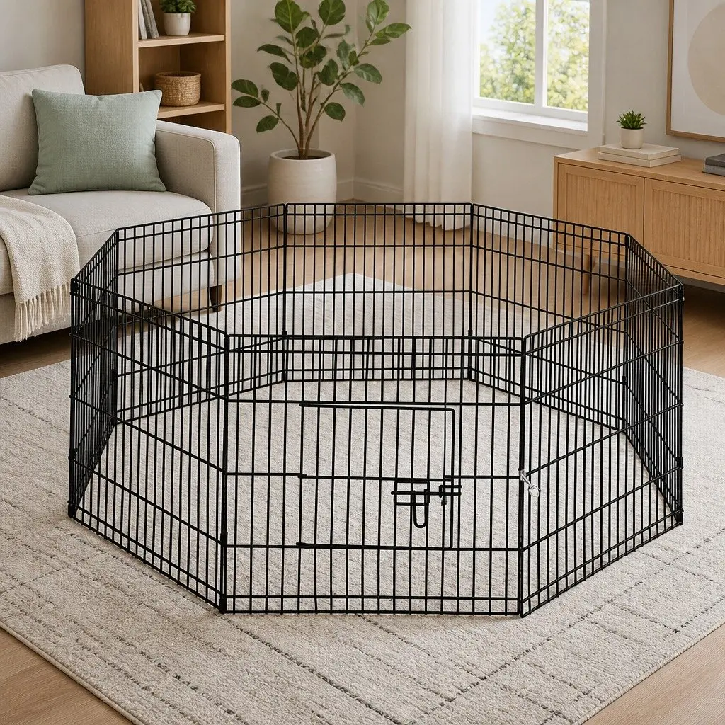 8 Panel Pet Playpen for All Pets