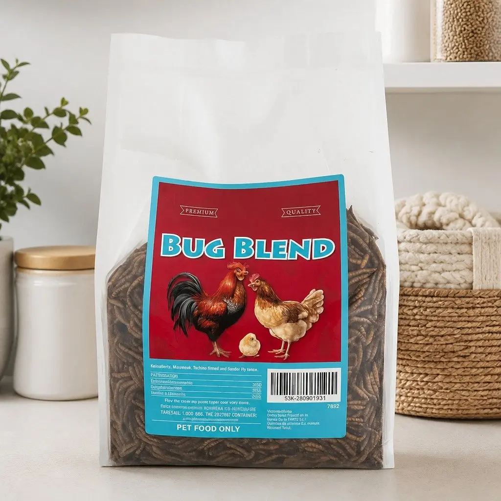 Bird Treat Mix 750g Dried Insects High Protein For Poultry Wild Birds Feeding