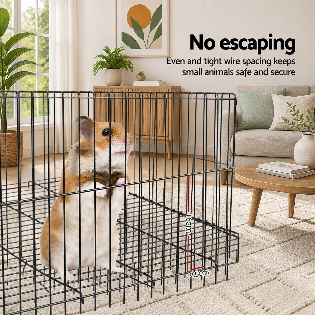 Rabbit Cage Hutch 142cm Height Multi-Level Guinea Pig Ferret Small Animal