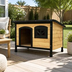Your Pet Will Love This Extra Large Wooden Kennel