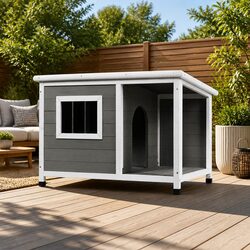 Quality Wooden Dog Kennel for Your Furry Friend