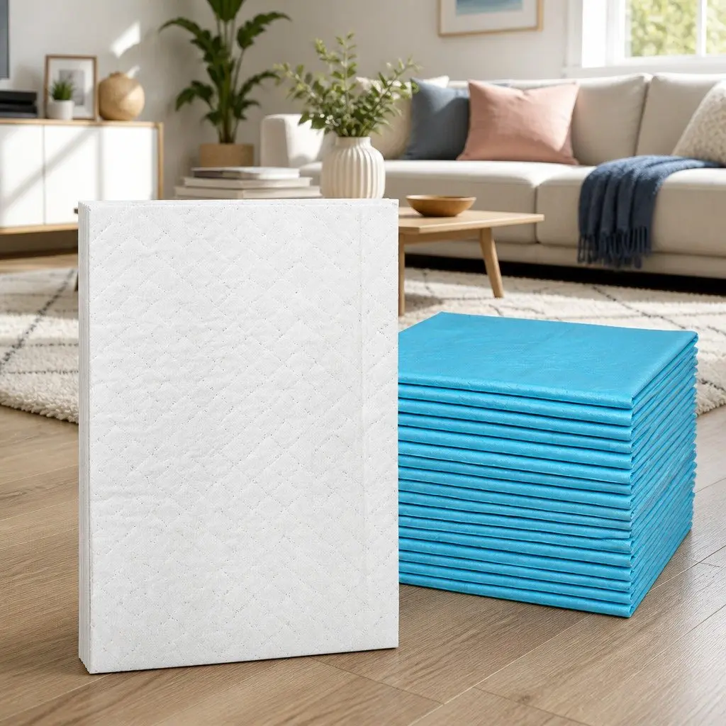 Pet Training Pads Blue 60x60cm Super Absorbent Five Layer Protection