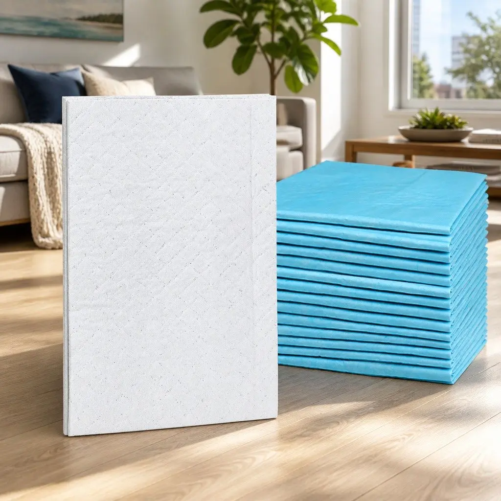 Pet Training Pads Blue 60x60cm Super Absorbent Five Layer Construction