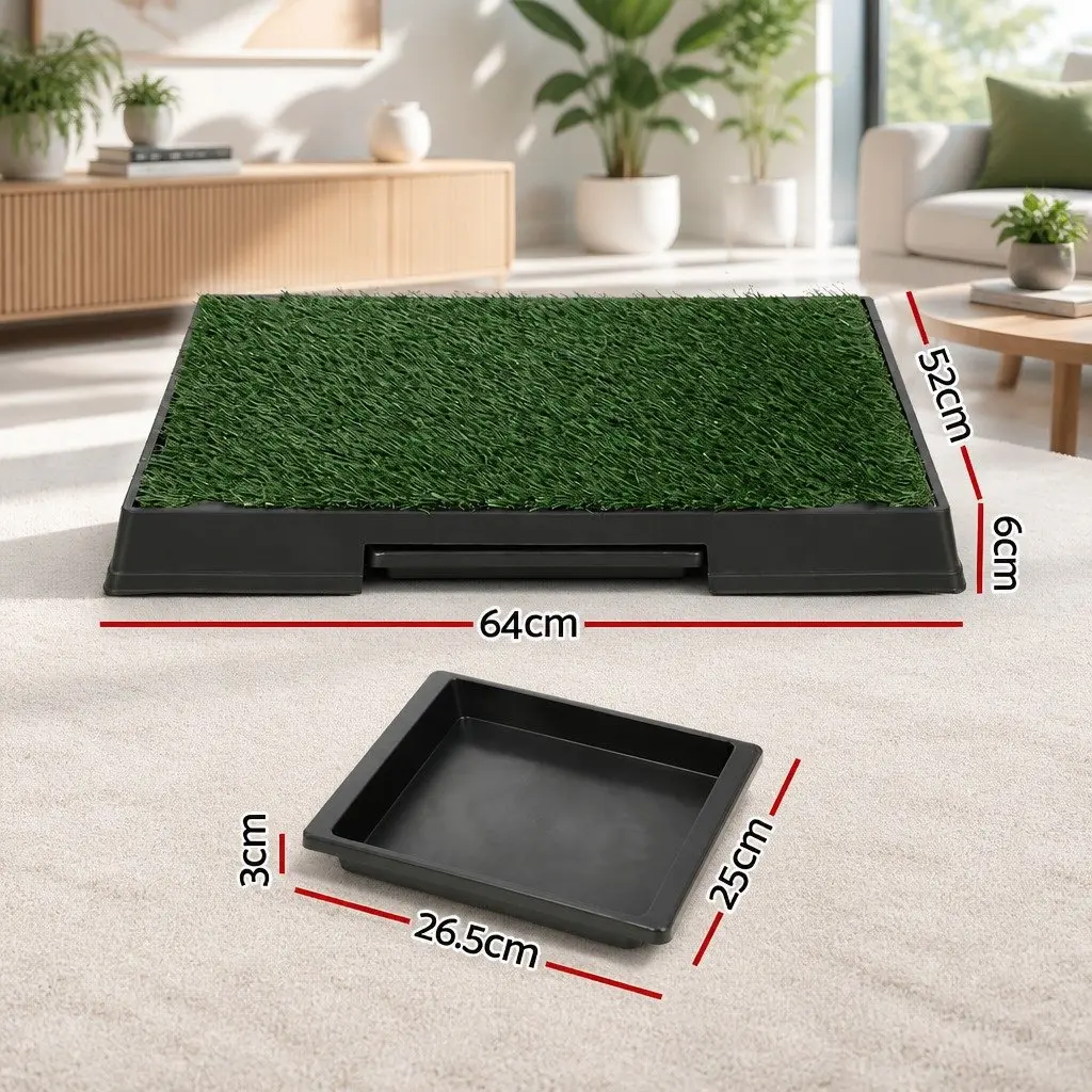 Dog Training Pad Toilet Potty Portable Tray Large Grass Mat Indoor Outdoor Puppy