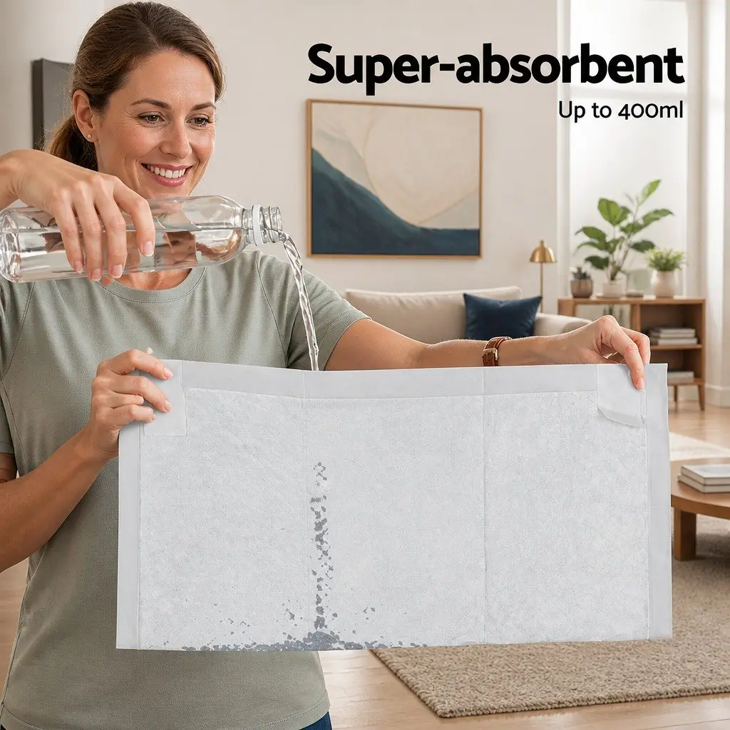 Pet Training Pads Grey 60x60cm Absorbent Six Layers 400pcs