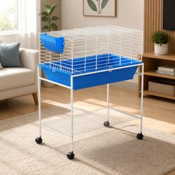 Compact 88cm Indoor Rabbit Cage with Essential Accessories