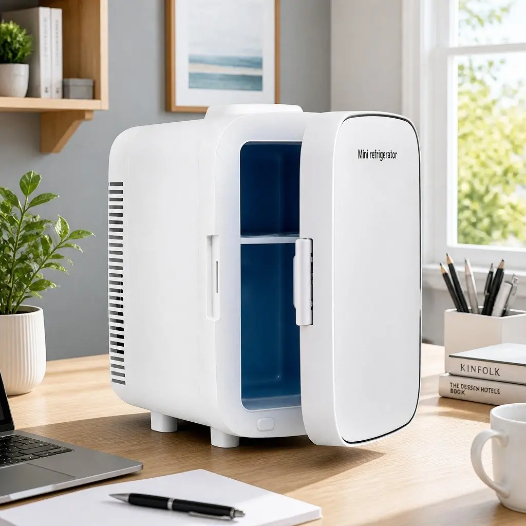 Mini Fridge with Dual Functions