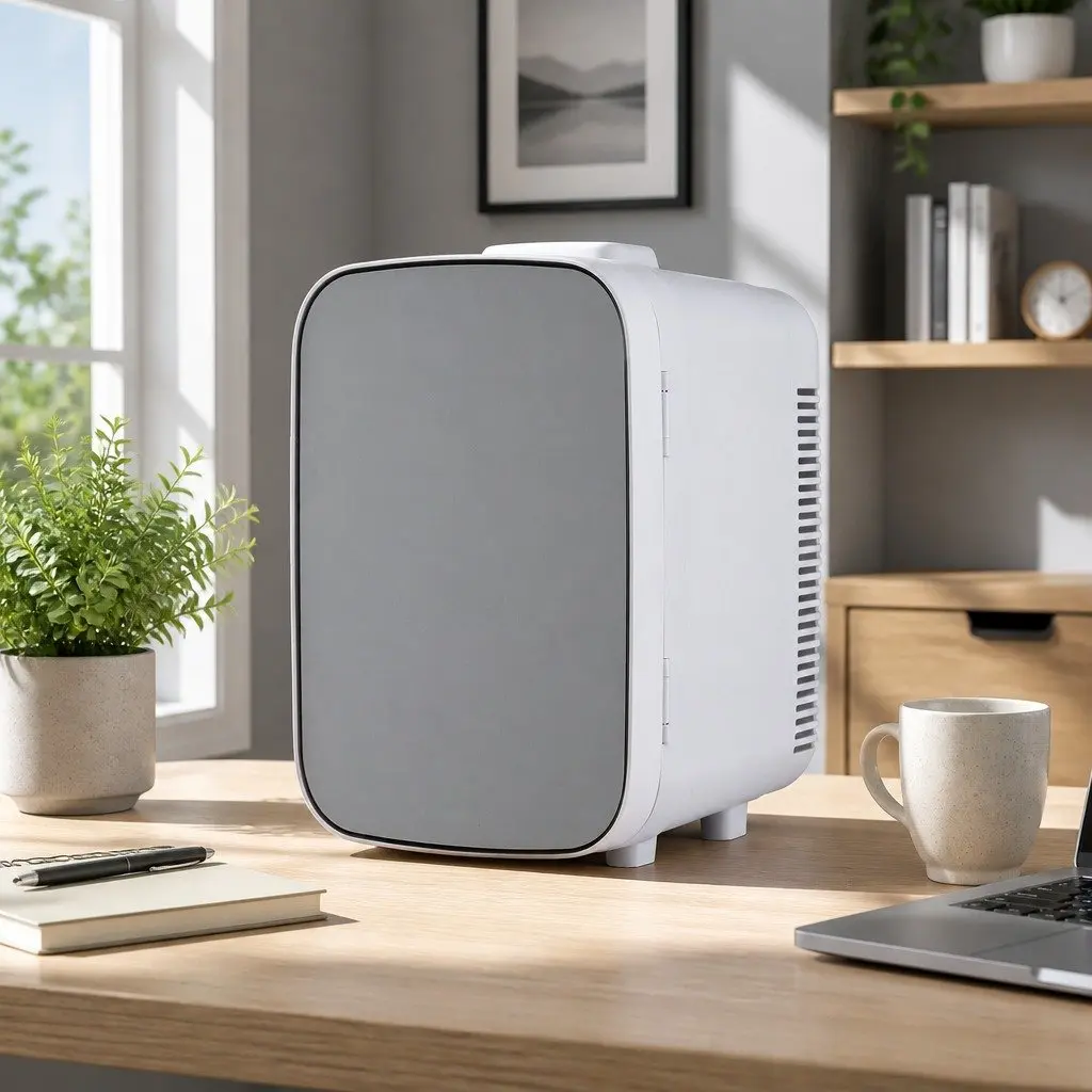 Mini Fridge with Dual Functions