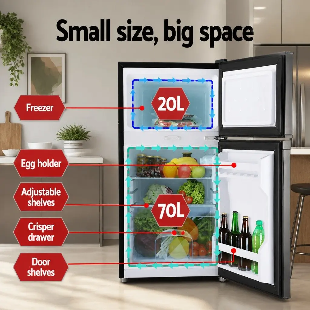 90L Portable Fridge Freezer