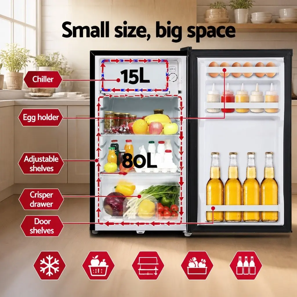 95L Portable Fridge Freezer