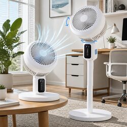 Compact and Efficient Pedestal Fan with Remote Control