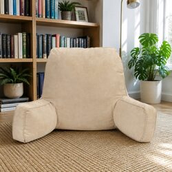 Reading Pillow Back Rest Lumbar Support Cushion Oatmeal Bed Wedge Cushion