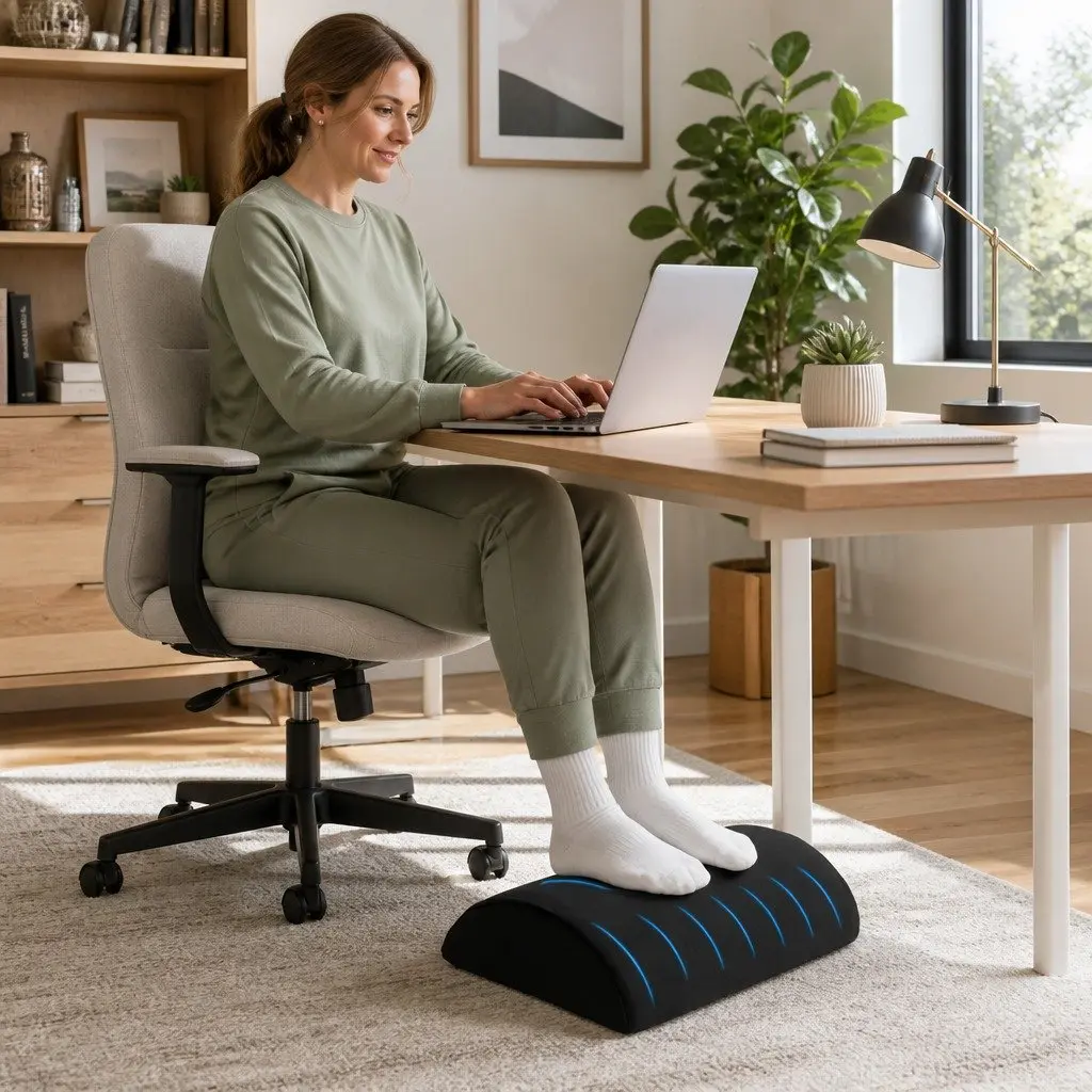 Memory Foam Footrest Cushion for Relaxation