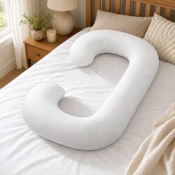 C-Shaped Pregnancy Pillow for Optimal Support