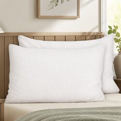Concise Memory Foam Pillow Twin Pack Features