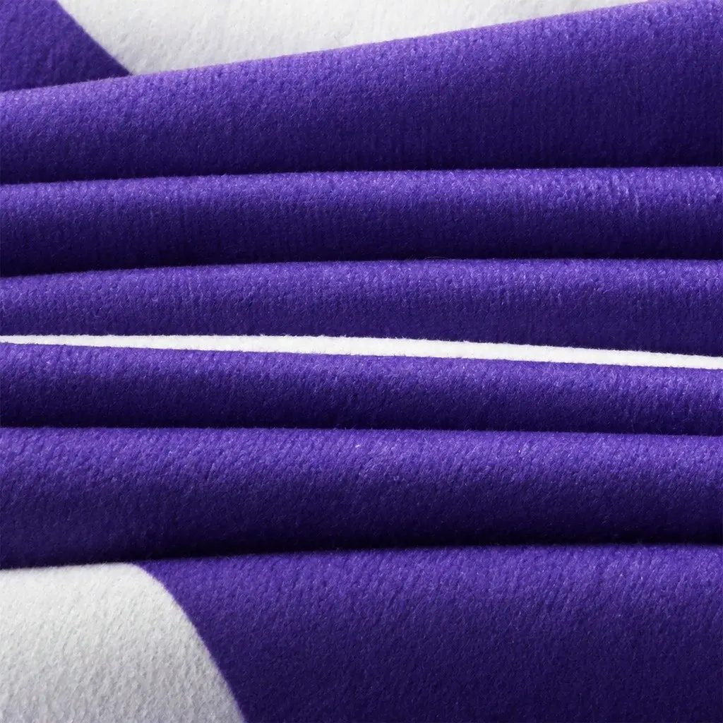 Kids Foldable Floor Lounger Pillow Cushion Large Purple Reading Bedroom