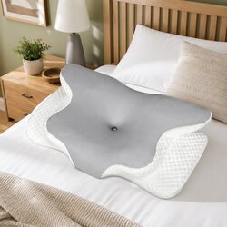 Memory Foam Pillow Neck Shoulder Support Ergonomic Contour Sleeping Orthopedic