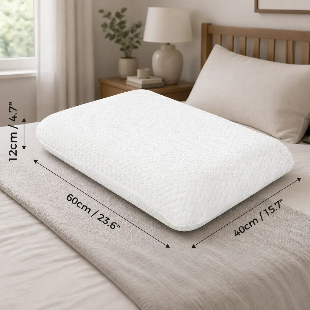 Memory Foam Orthopaedic Pillow Neck Support Cervical Pillow Side Back Sleeper