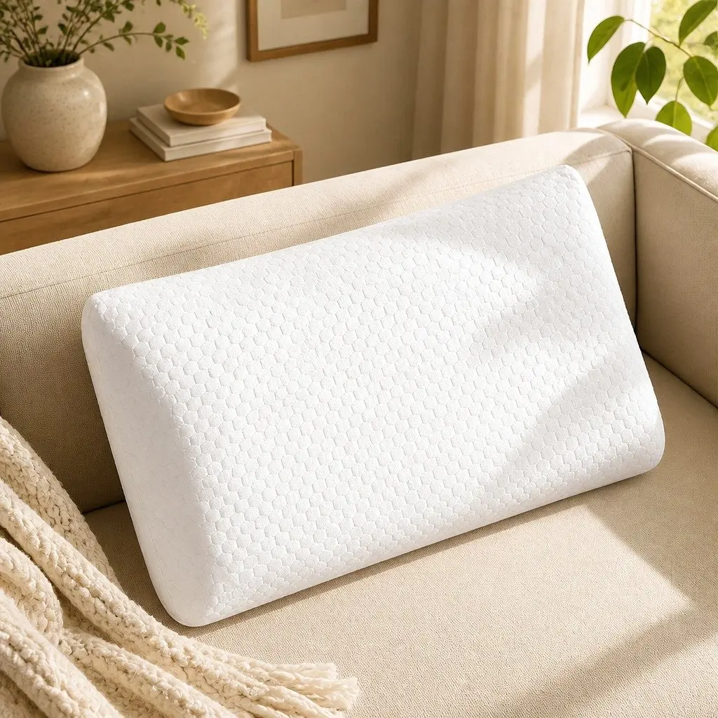 Memory Foam Orthopaedic Pillow Neck Support Cervical Pillow Side Back Sleeper