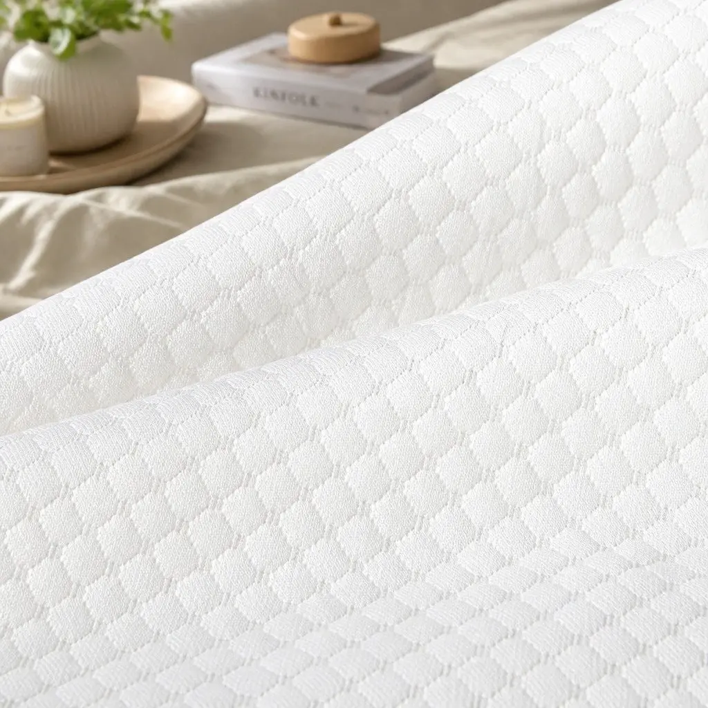 Memory Foam Orthopaedic Pillow White 60cm x 40cm Gel-Infused Neck Support for Side Back Sleepers