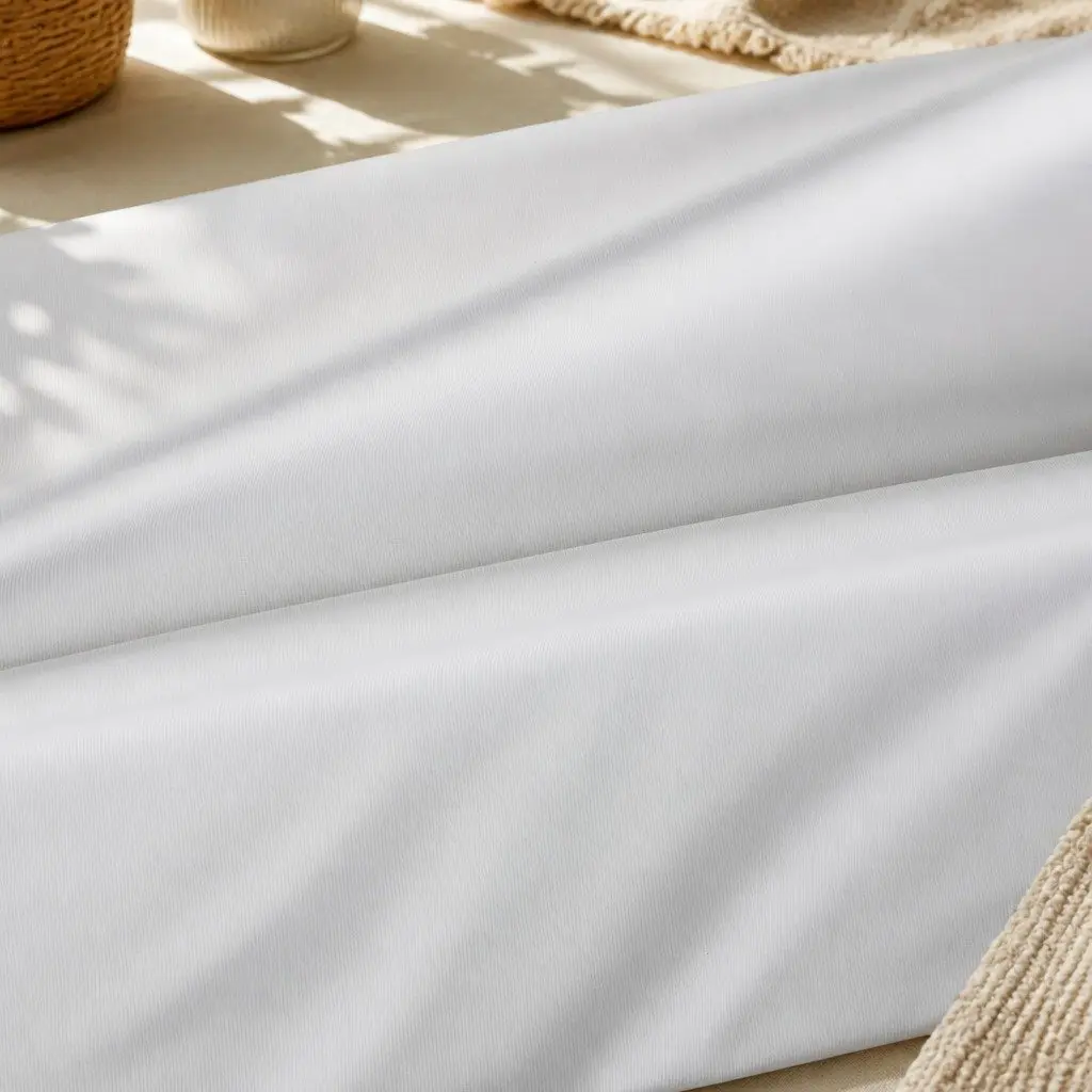 Memory Foam Pillow White 60cm Double Sided Neck Shoulder Support Ergonomic Cervical