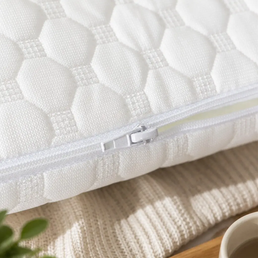 Orthopedic Bed Wedge Pillow White Grey 24 Inch 3-in-1 Adjustable Memory Foam Sleep Support