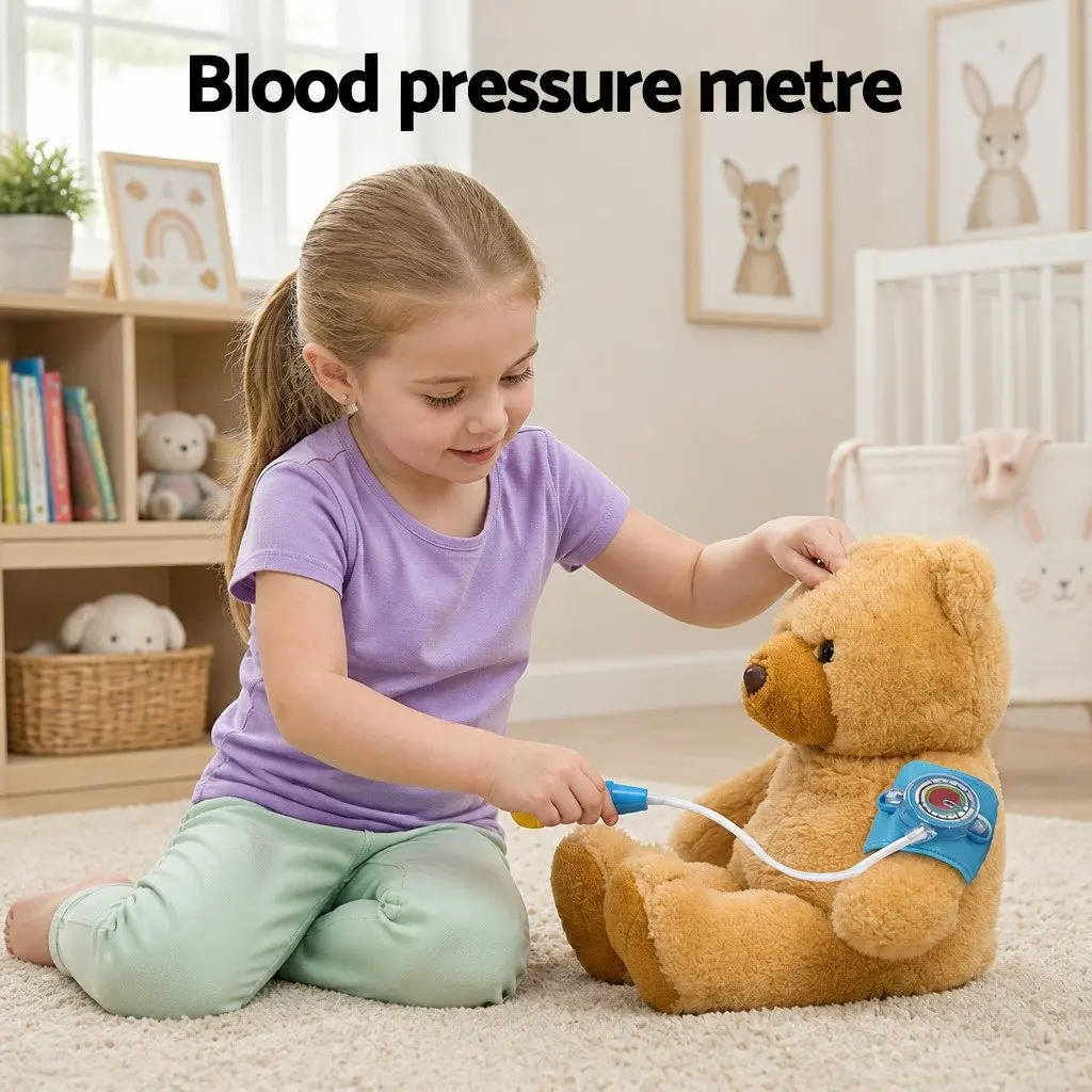 Pretend Play Doctor Set Multicolour 16 Pieces Wearable Stethoscope