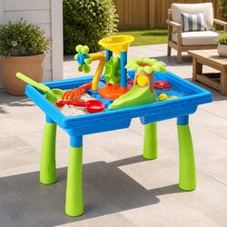 Compact Kids Sand and Water Table with Unique Features
