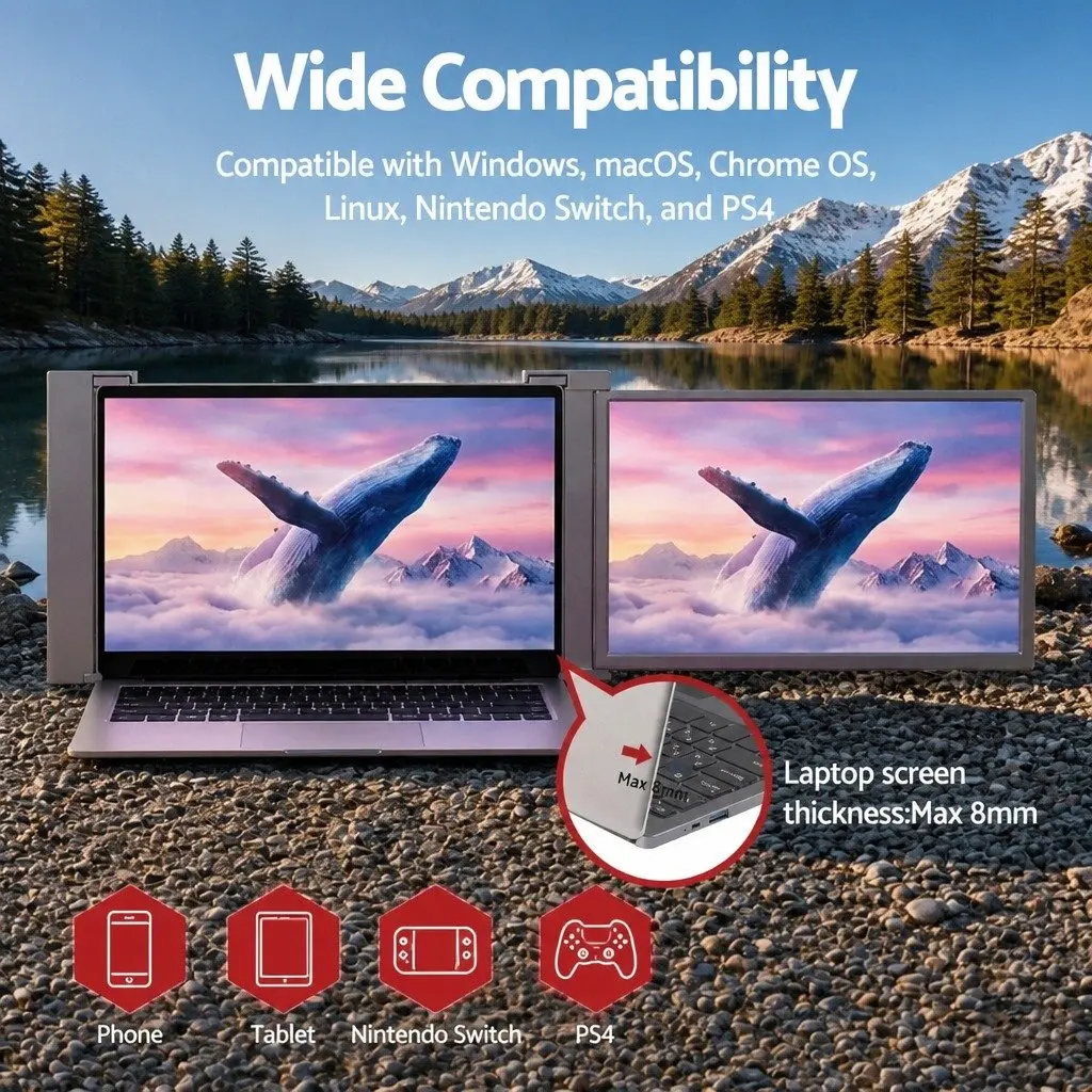 14-Inch Monitor Extender for Laptops