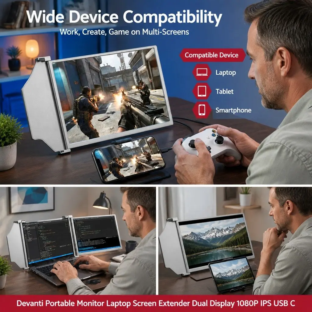 14-Inch Monitor Extender for Laptops