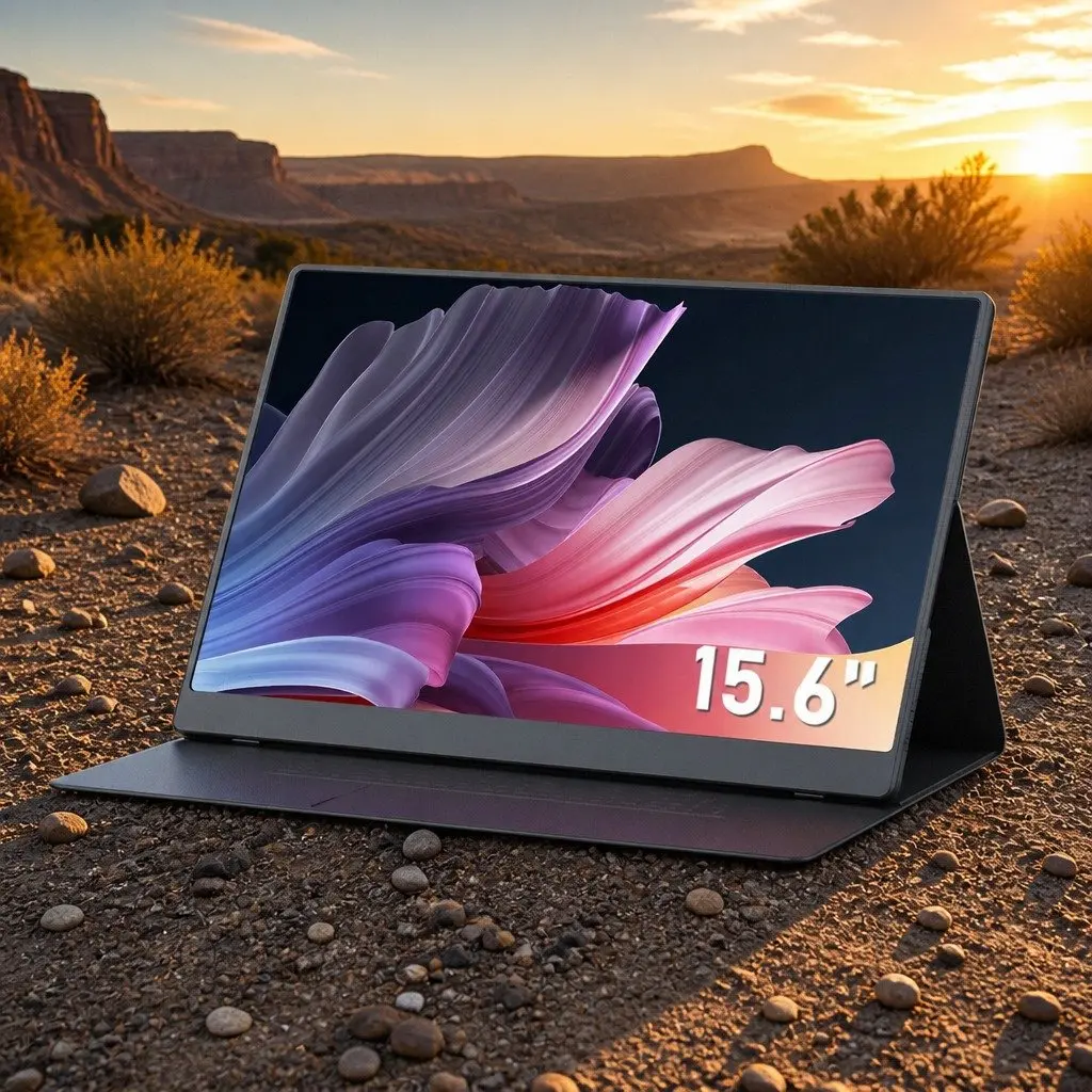 15.6 Inch Portable Monitor FHD 1080P IPS USB-C HDMI Gaming Laptop Screen Display