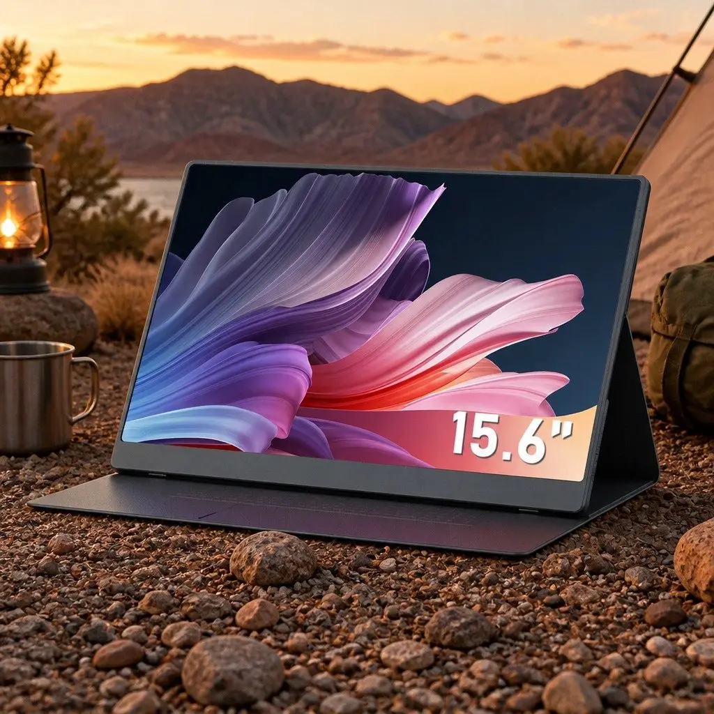15.6 Inch Portable Monitor FHD 1080P IPS USB-C HDMI Gaming Laptop Screen Display