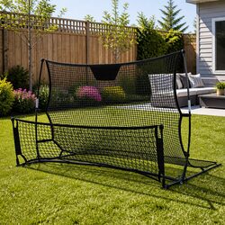 Compact and Efficient 2.1m Soccer Rebounder Net