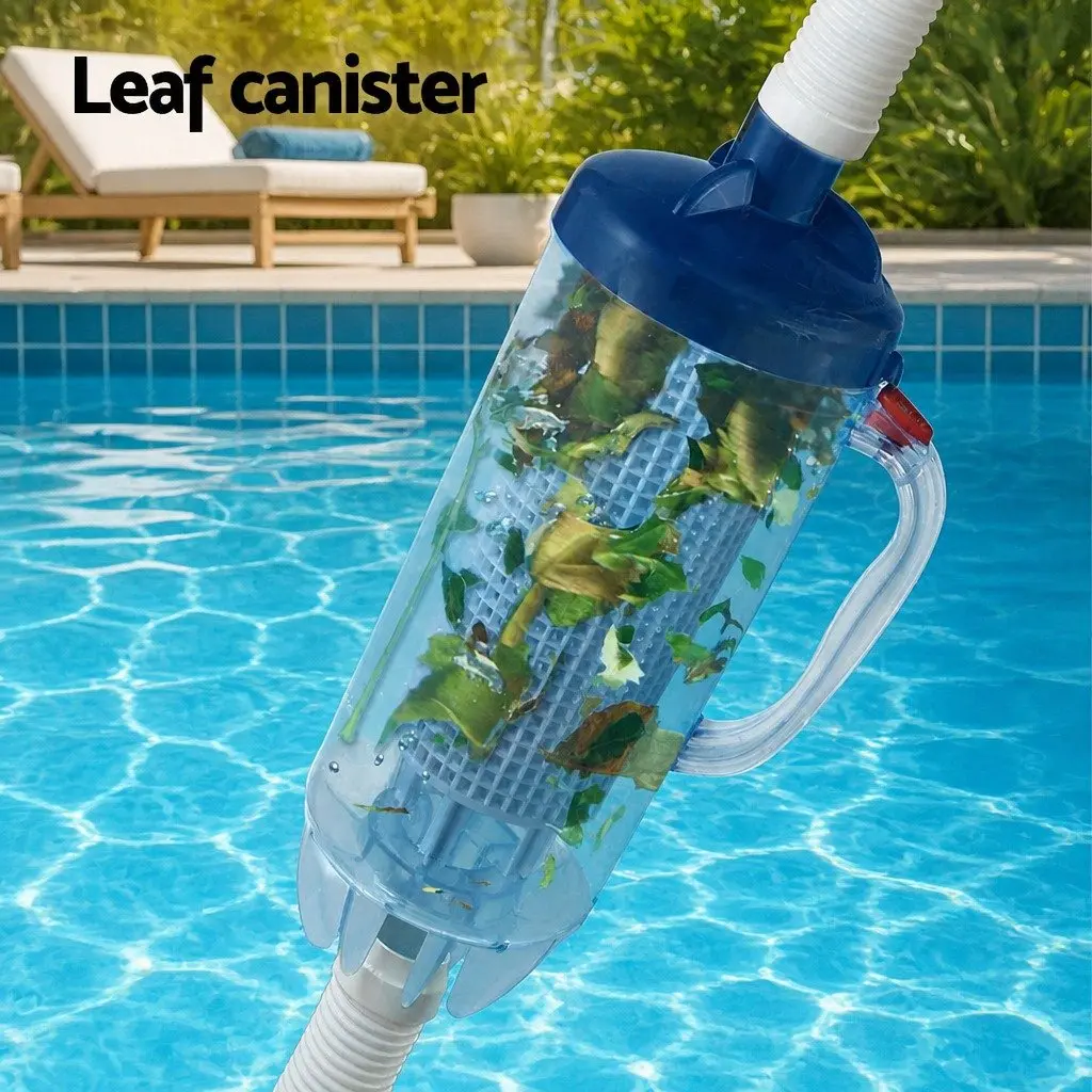 Pool Leaf Canister Cleaner Suction Catcher In-ground Swimming Pools Universal