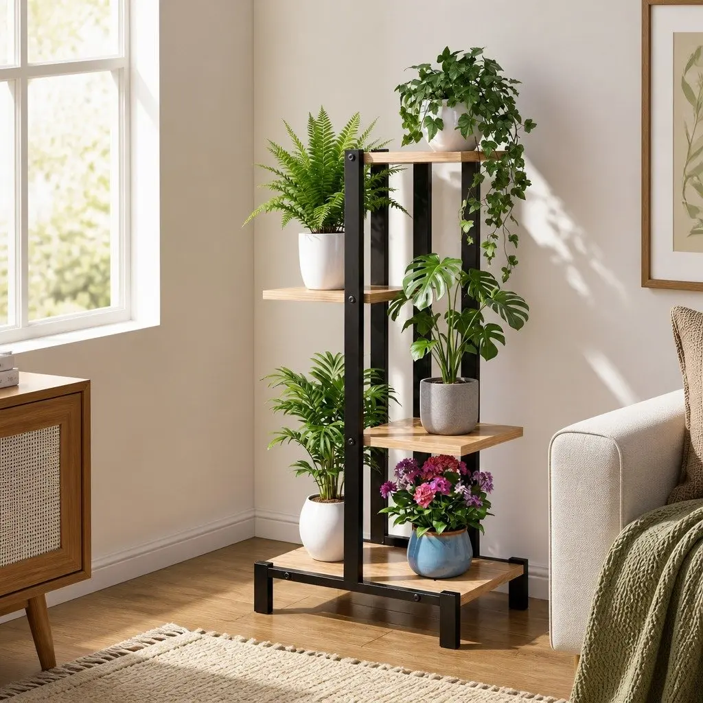 4-Tier Plant Stand