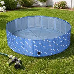 Compact and Reliable Folding Pet Swimming Pool
