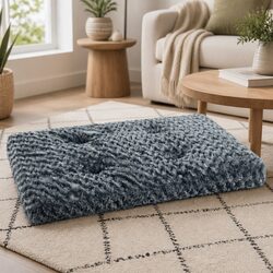 Compact and Comfortable Plush Dog Bed
