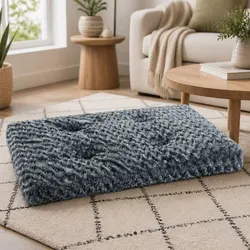 Compact and Comfortable Plush Dog Bed