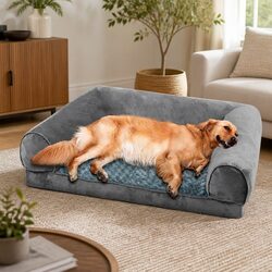XL Grey Orthopaedic Pet Bed Sofa Cover: A Cozy Choice for Pets