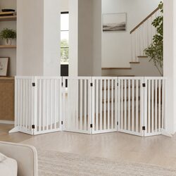 Compact Wooden Pet Gate - Perfect for Pet Owners