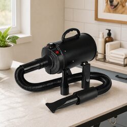 Pet Hair Dryer Dog Cat Grooming Blow Dryer Quick Drying Low Noise Three Nozzles