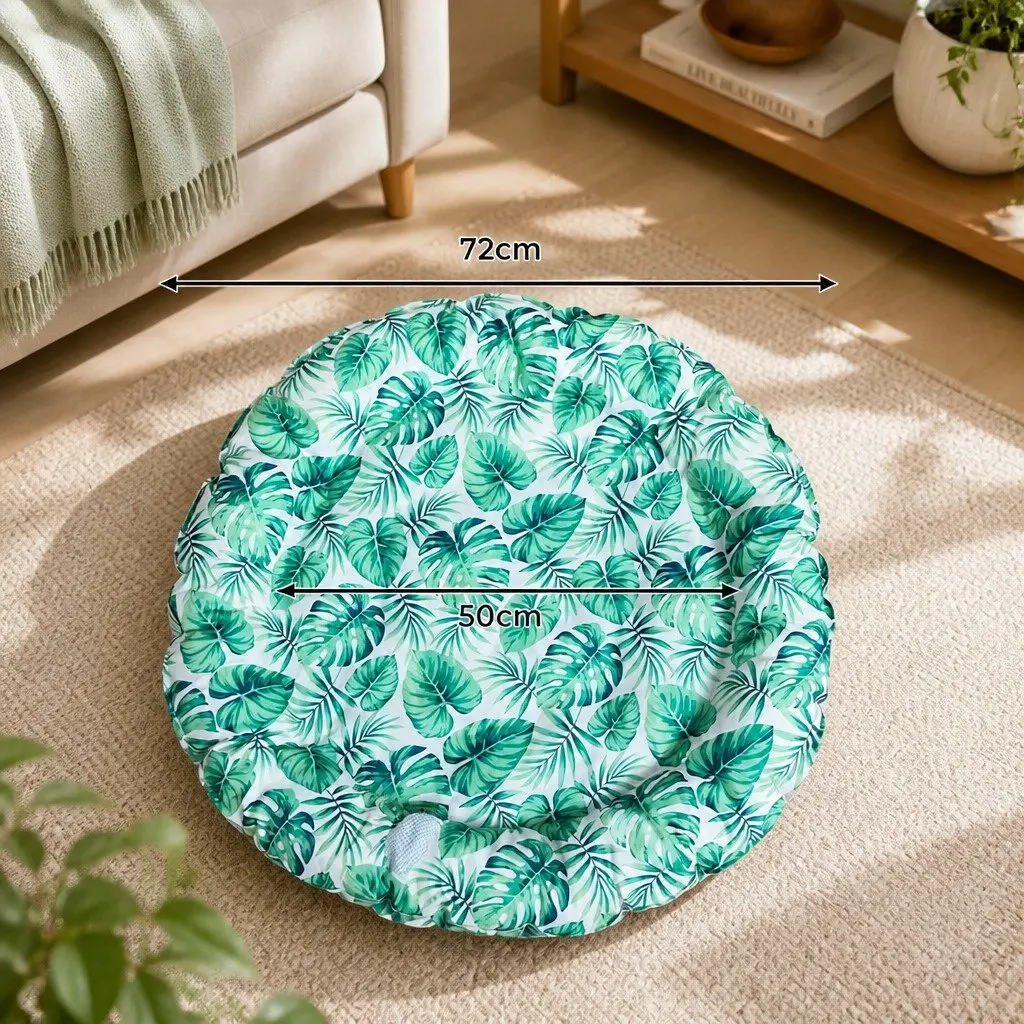 Pet Cooling Mat Self-Cooling Gel Pad Dog Cat Bed Bolster Lightweight Portable
