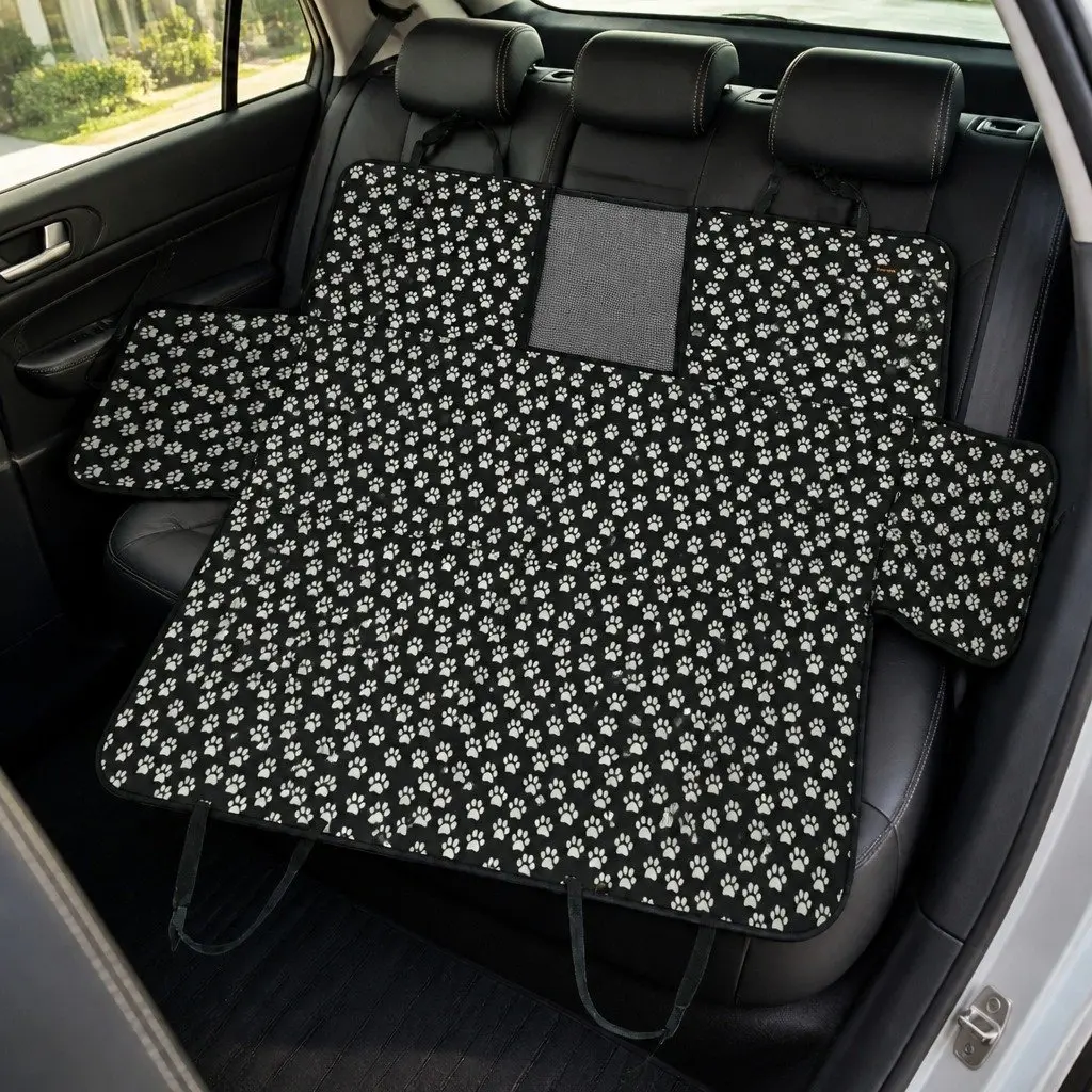 Pet Car Seat Cover Hammock Back Seat Protector Dog Travel Safety Waterproof